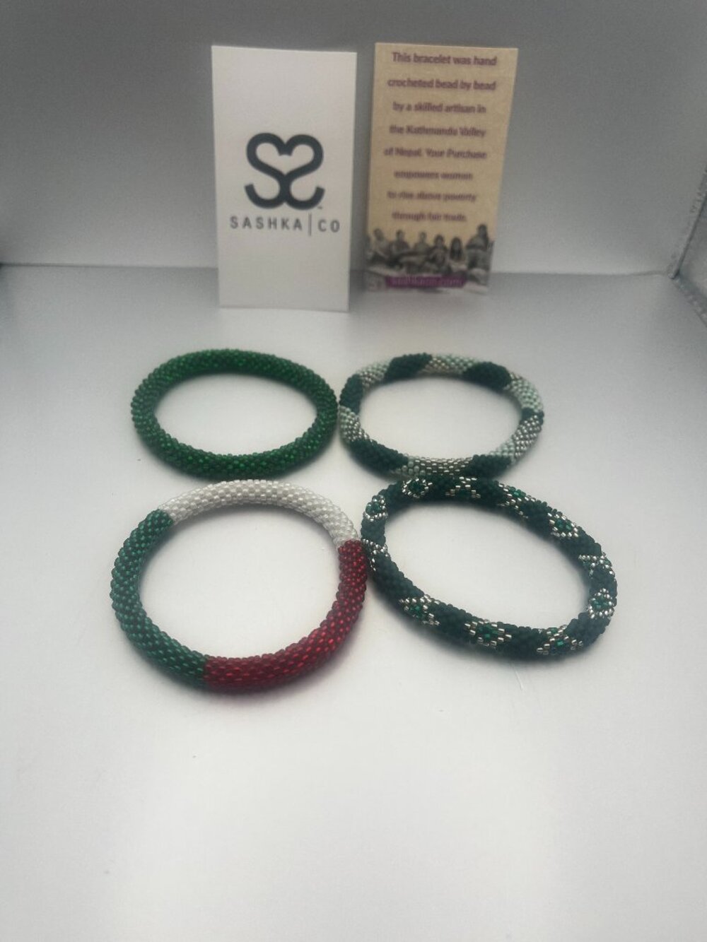 the Sashka Co. bracelets